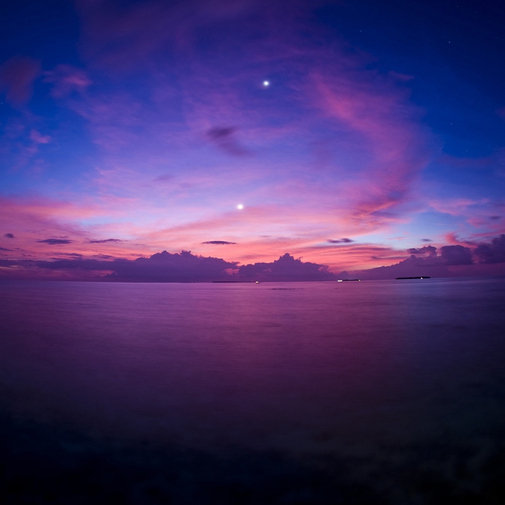 Фиолетовый закат