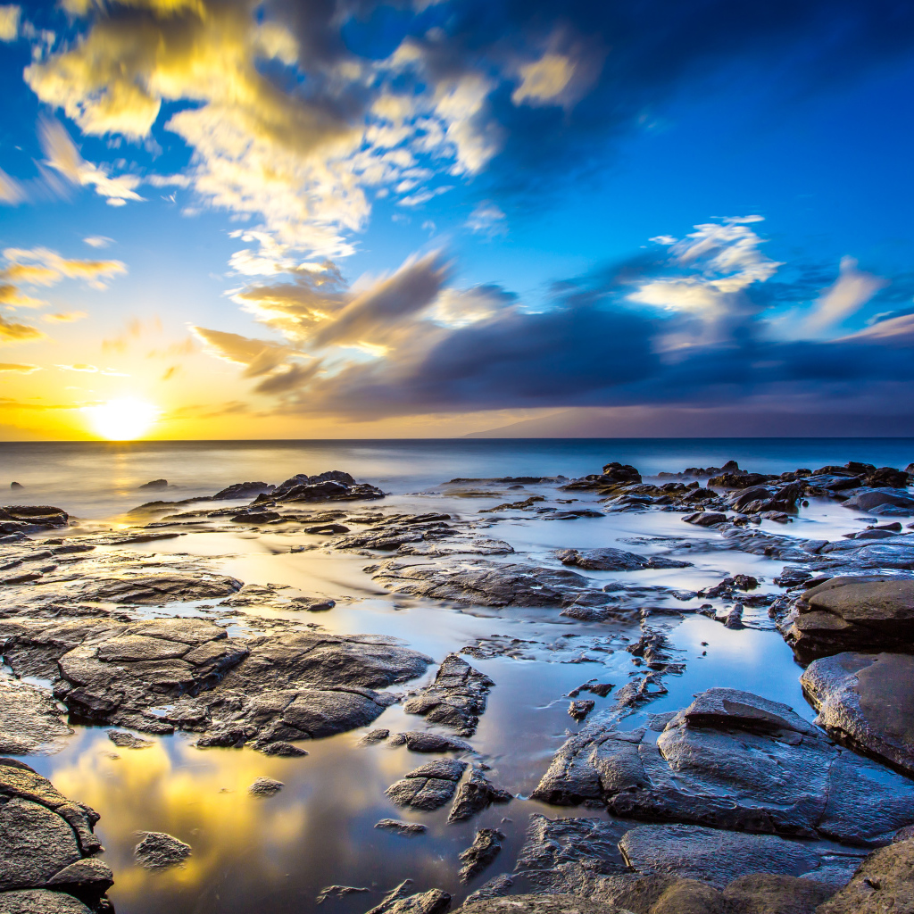 Закат на Гавайях