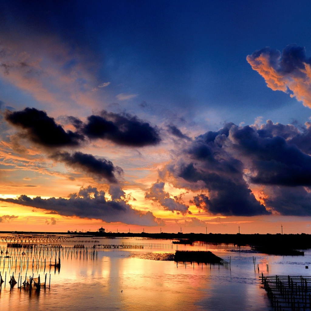 Закат в бухте