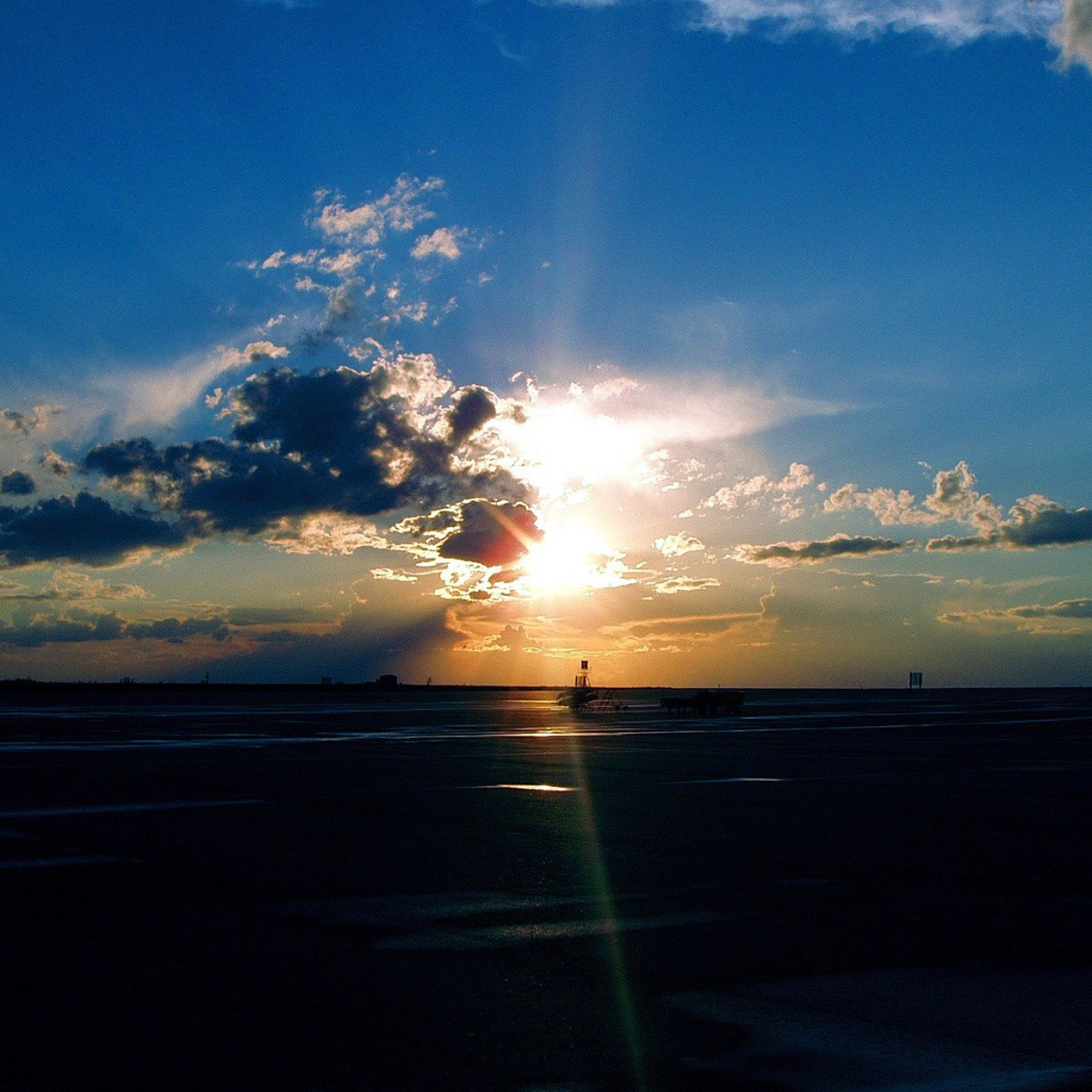 Красота природы при закате