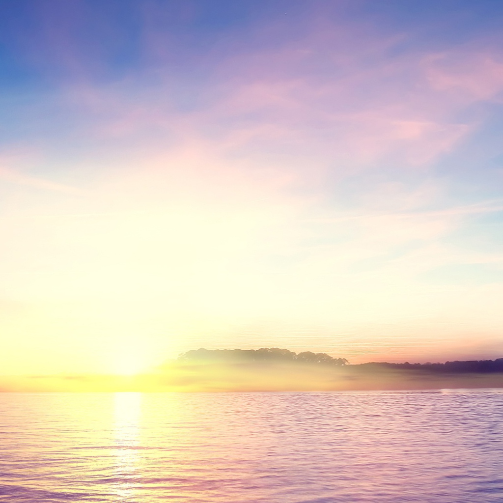 Закат на тропическом острове