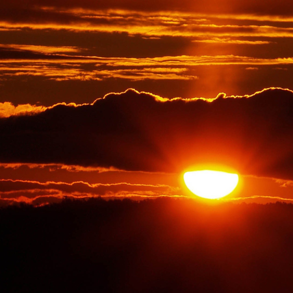 Солнце закрытое тучей