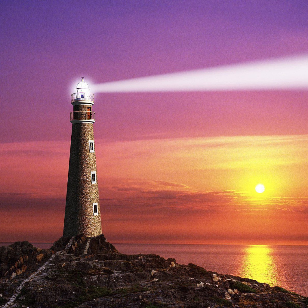 Луч света от маяка