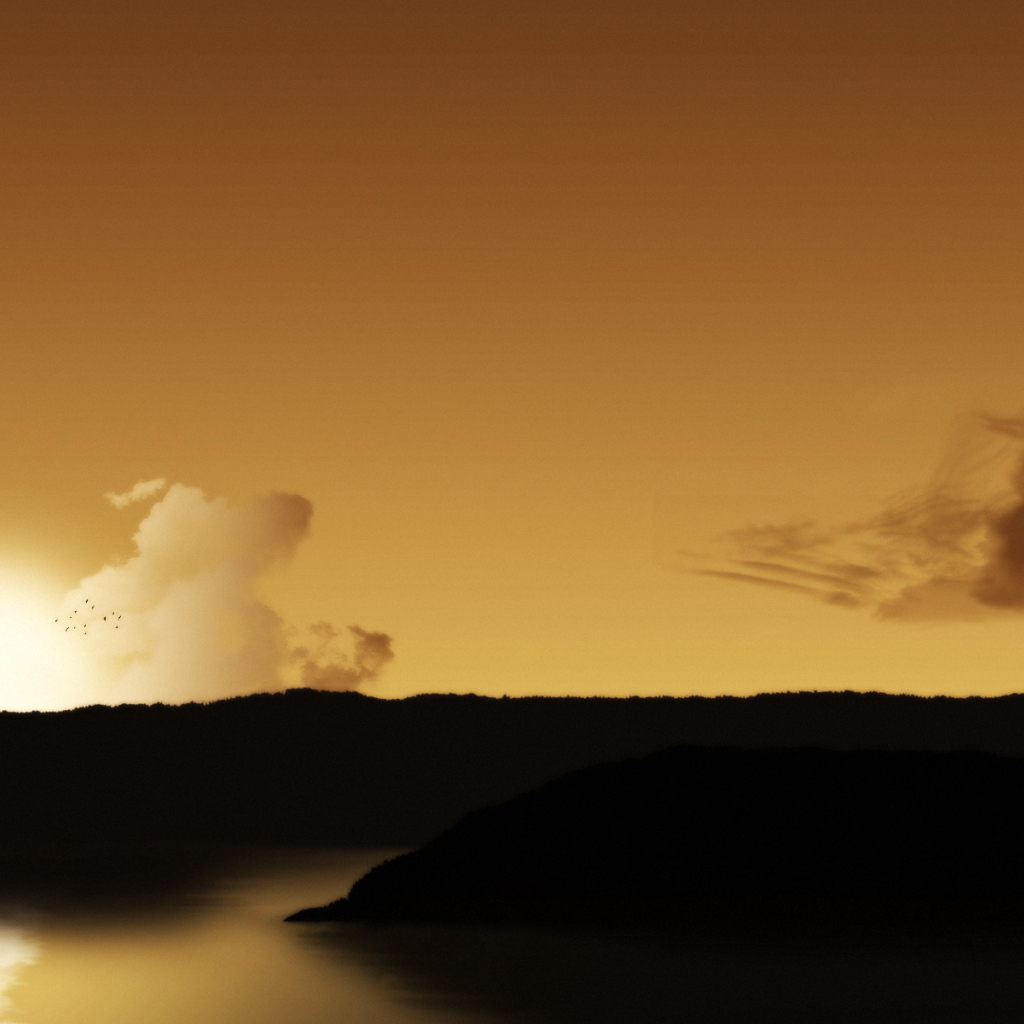 Желтый закат