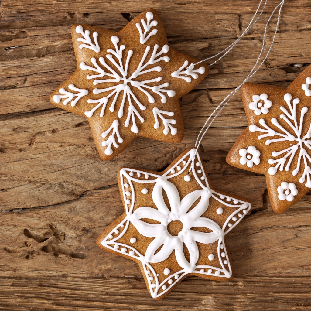 Печенье снежинки на Новый год 2015