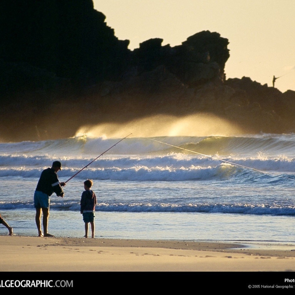 Рыбалка во время шторма