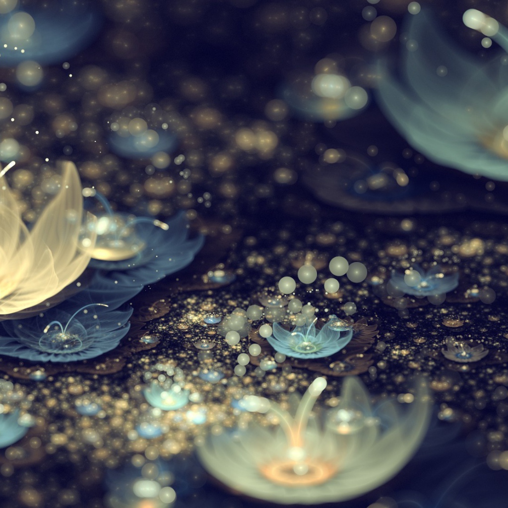 Абстрактные лилии