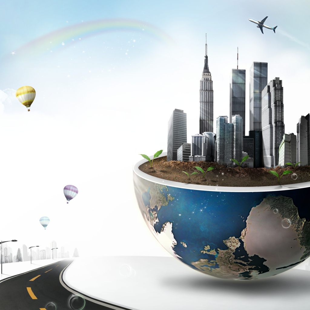 Абстрактный земной шар