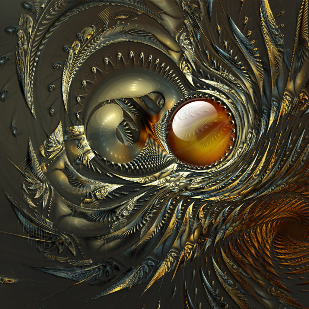 Абстрактные перья павлина