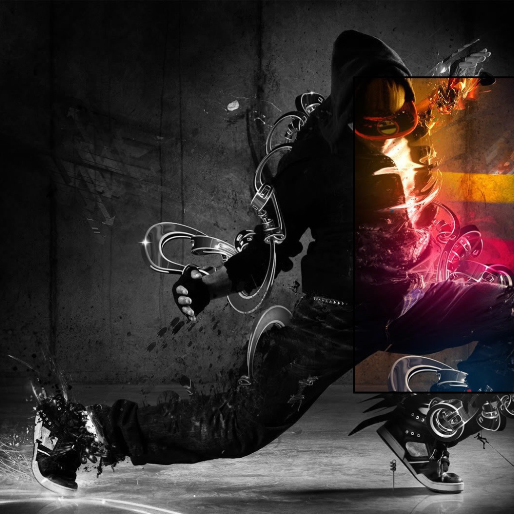 Абстракция на танцоре