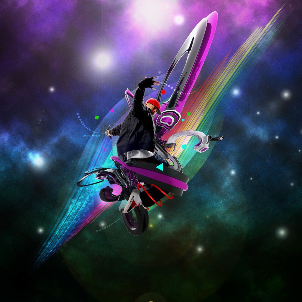 Абстракция с танцором