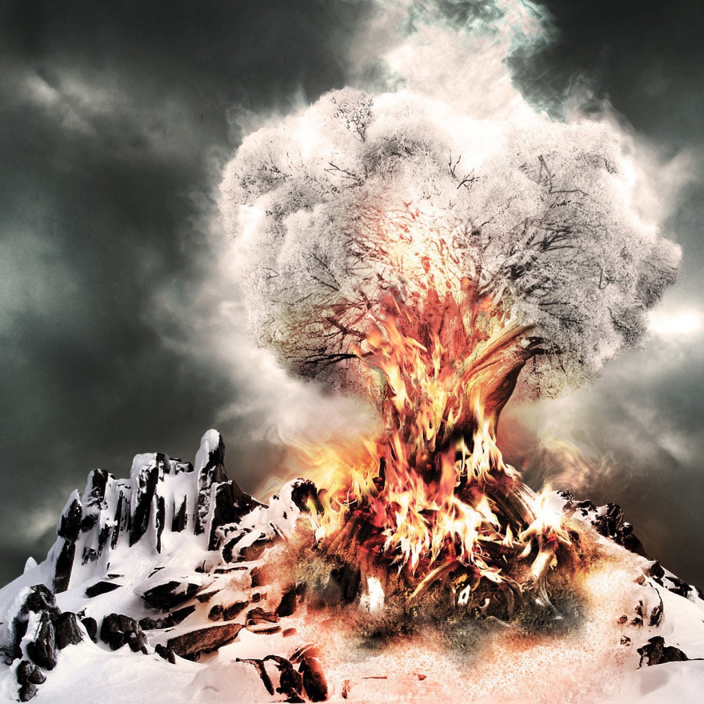 Горящее дерево