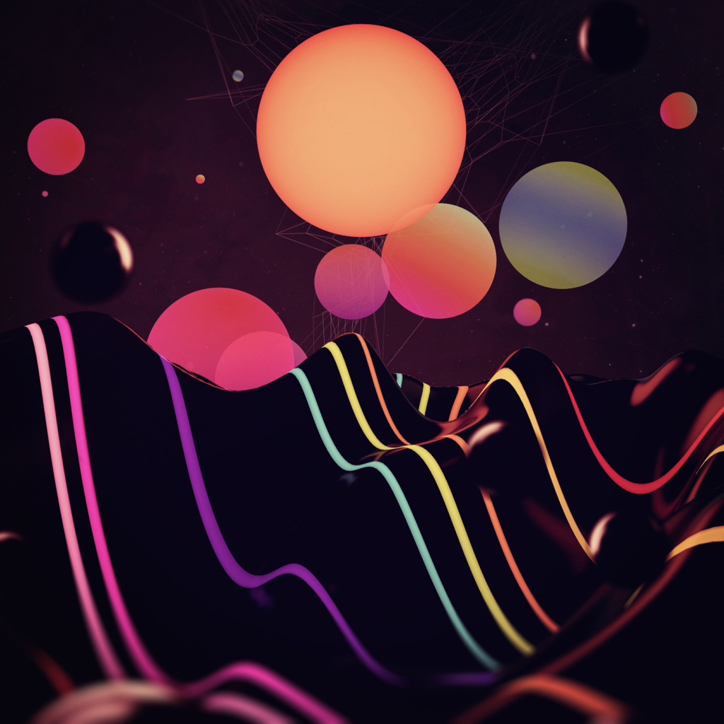 Разноцветные линии