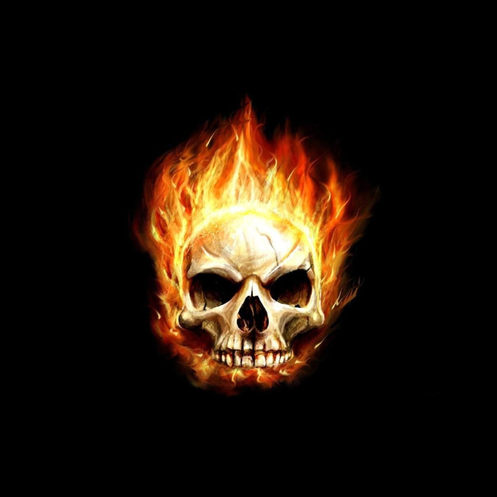 Огненный череп