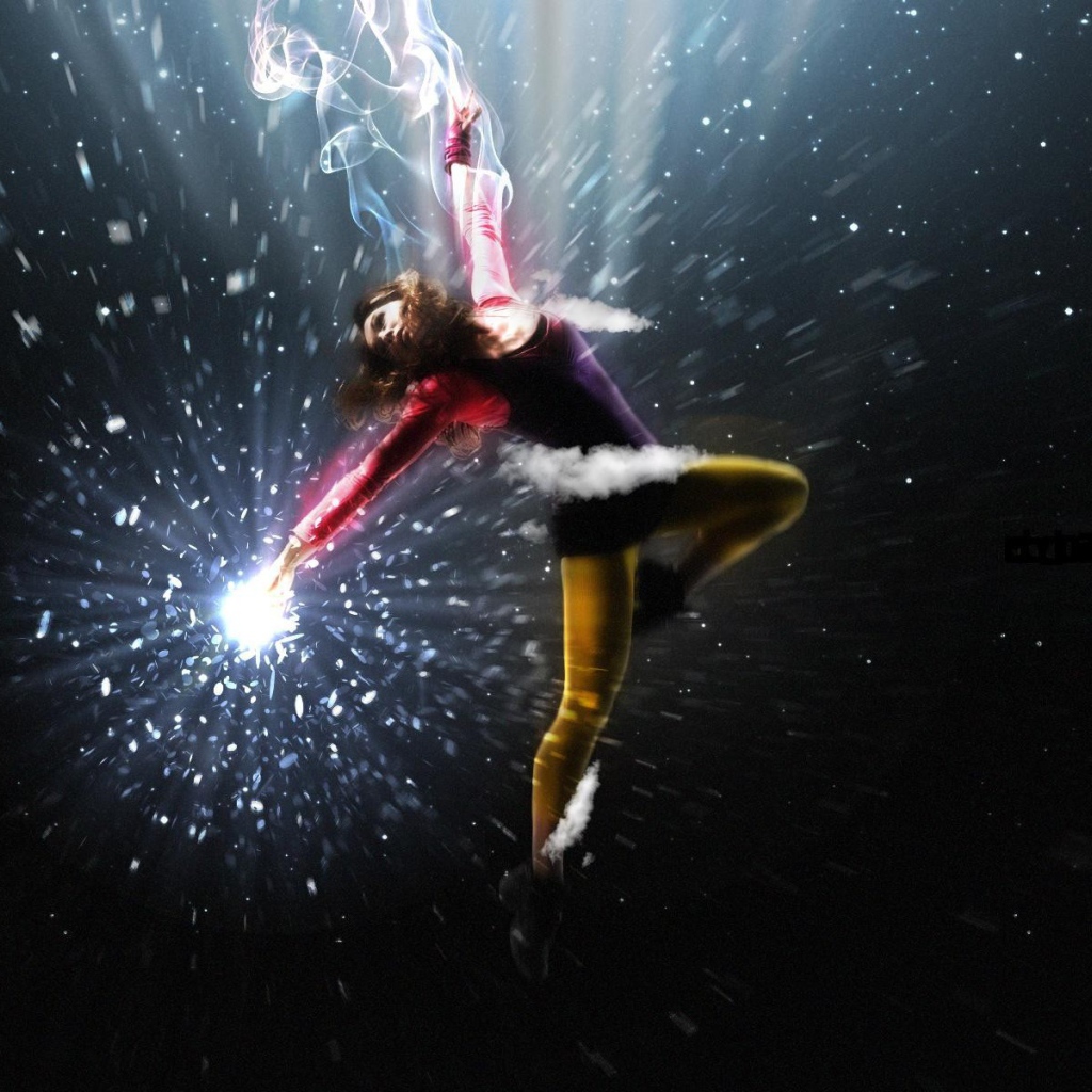 Девушка в полете