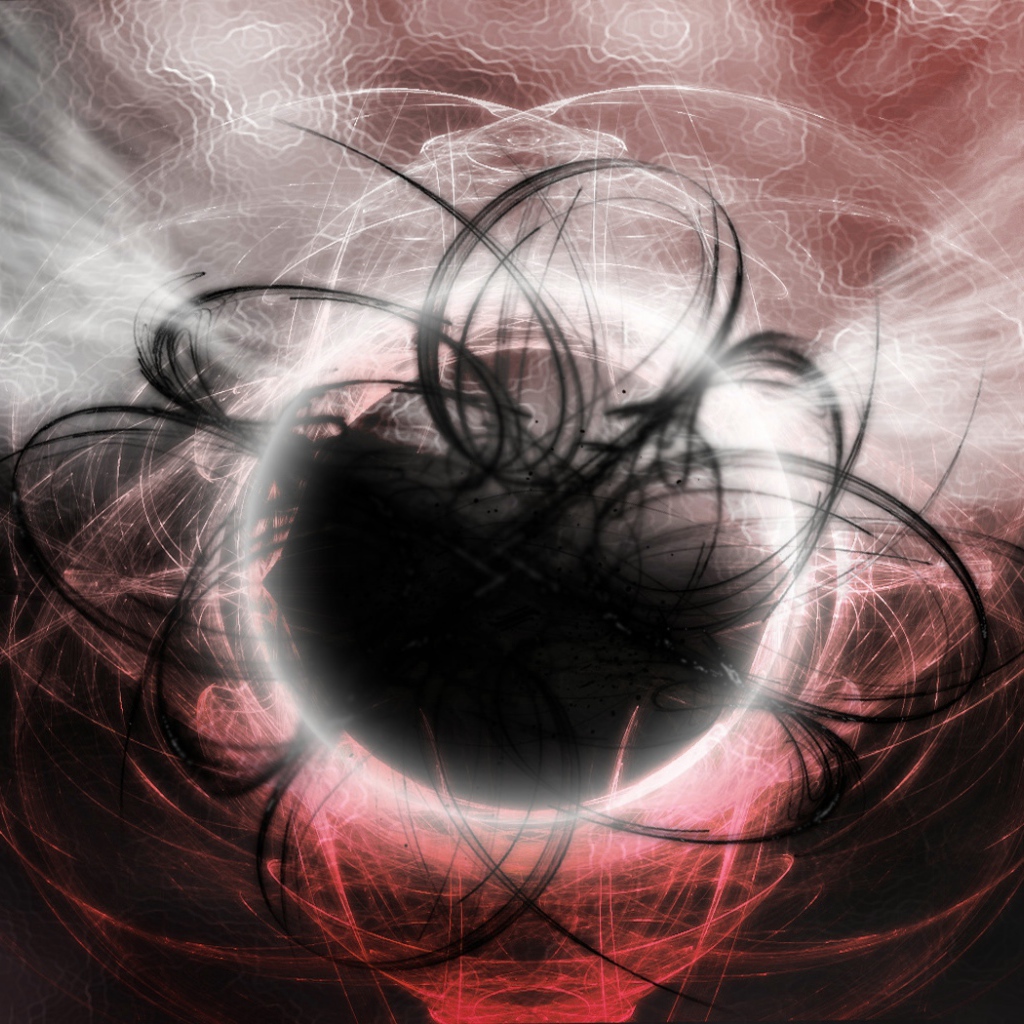 Светящийся черный шар