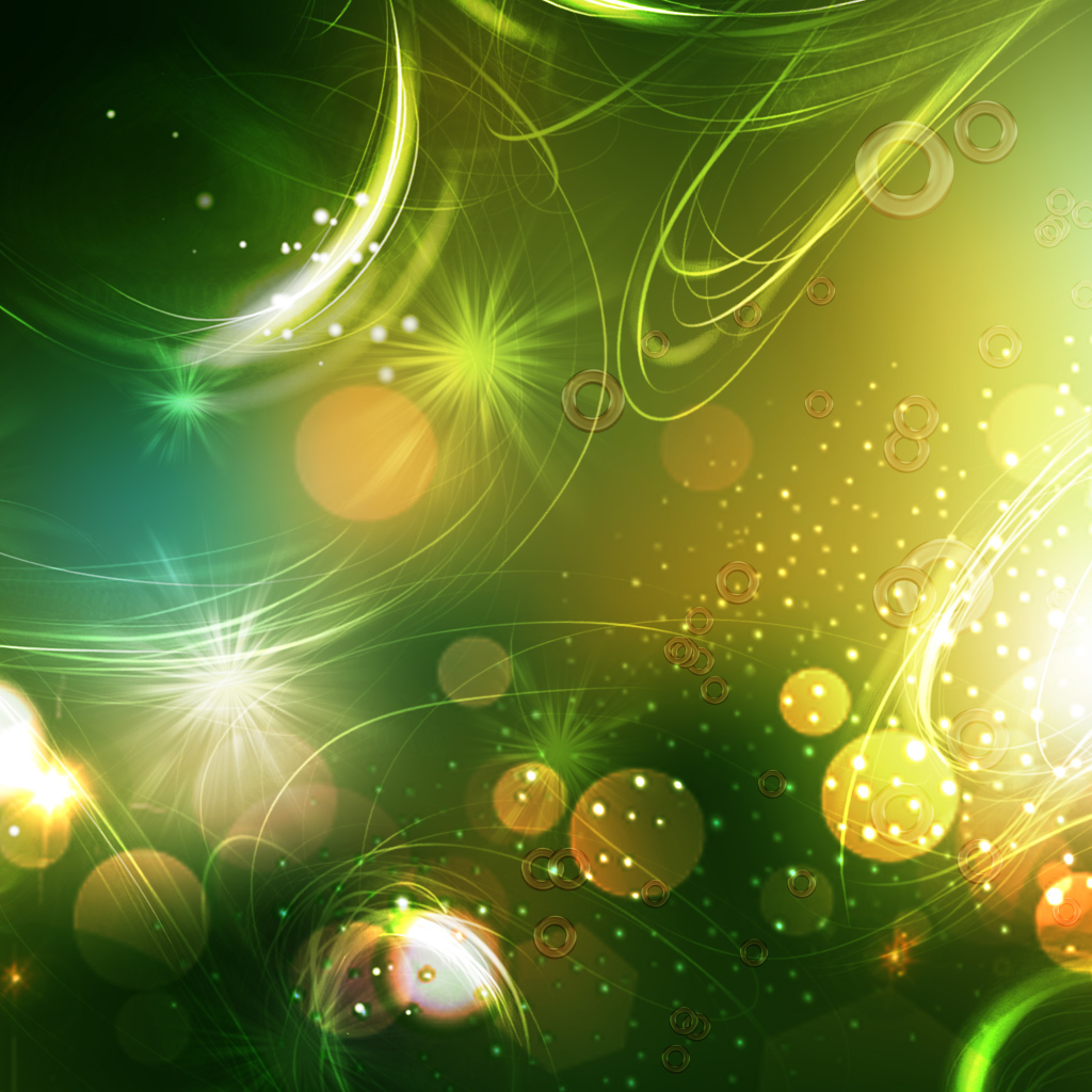 Зеленая абстракция