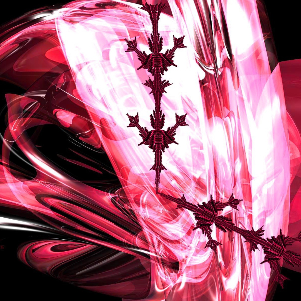 Розовая абстракция