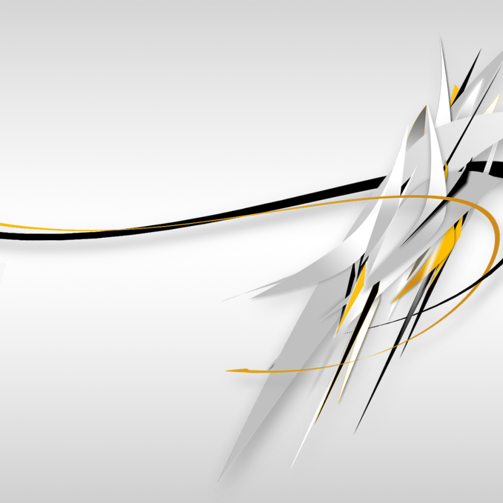 Черная и желтая линия