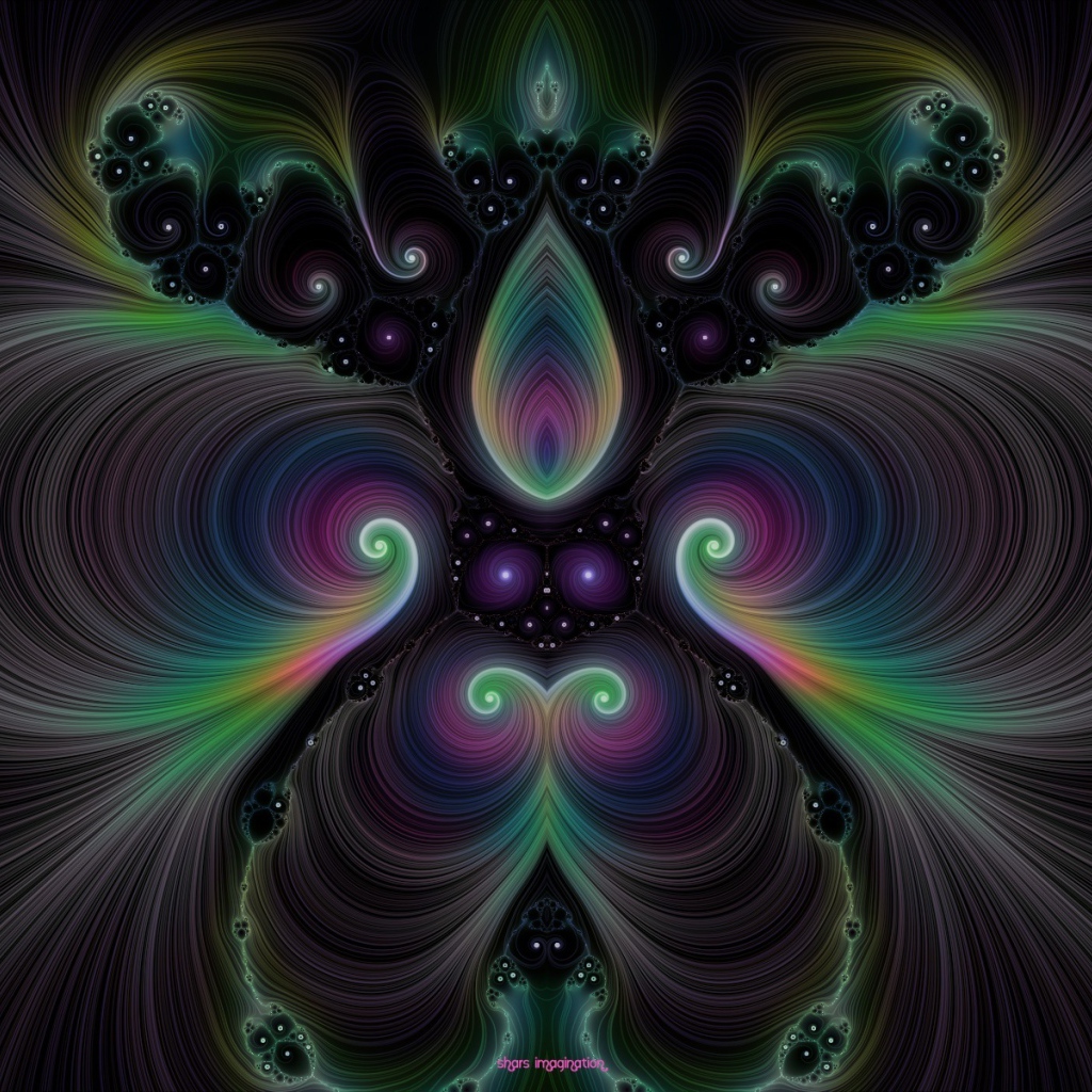 Симметричный абстрактный рисунок