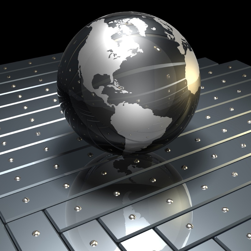 Абстракция с земным шаром