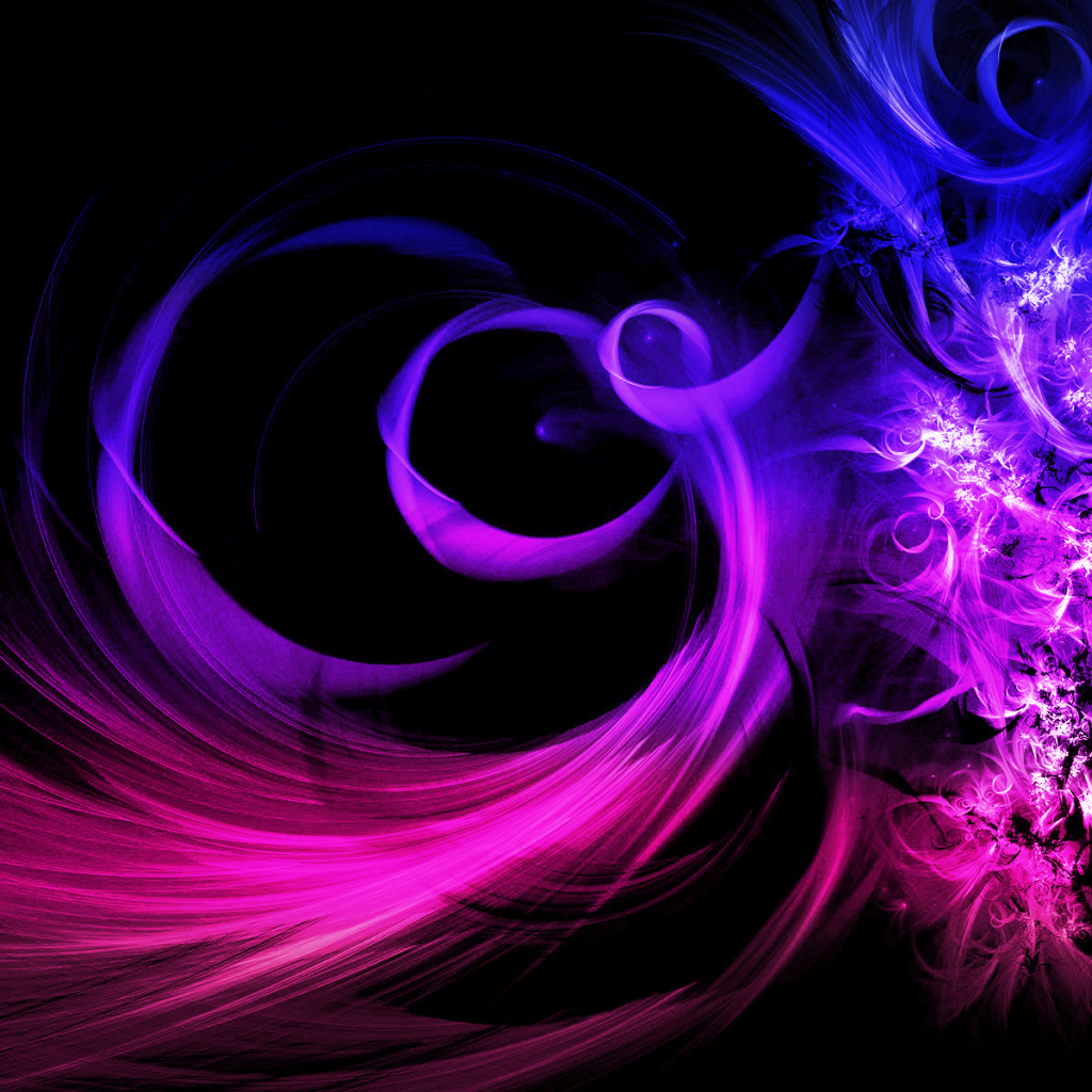 Синий абстрактный рисунок