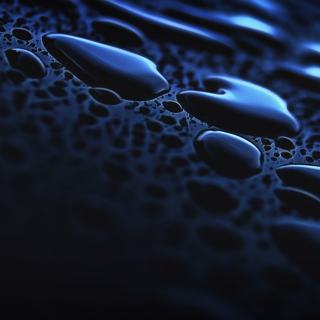 Синие капли