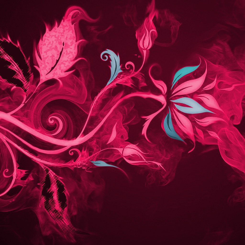 Розовое пламя