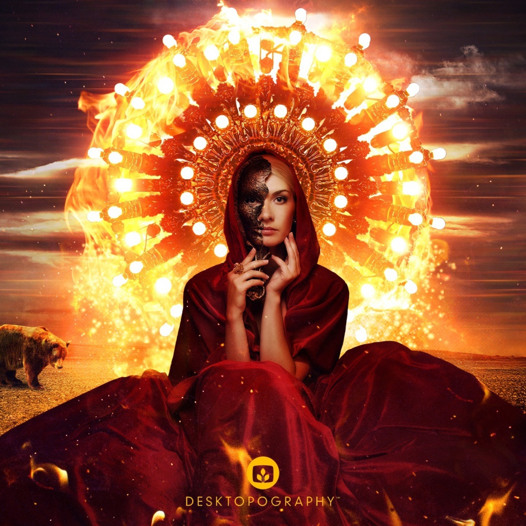 Девушка и медведи