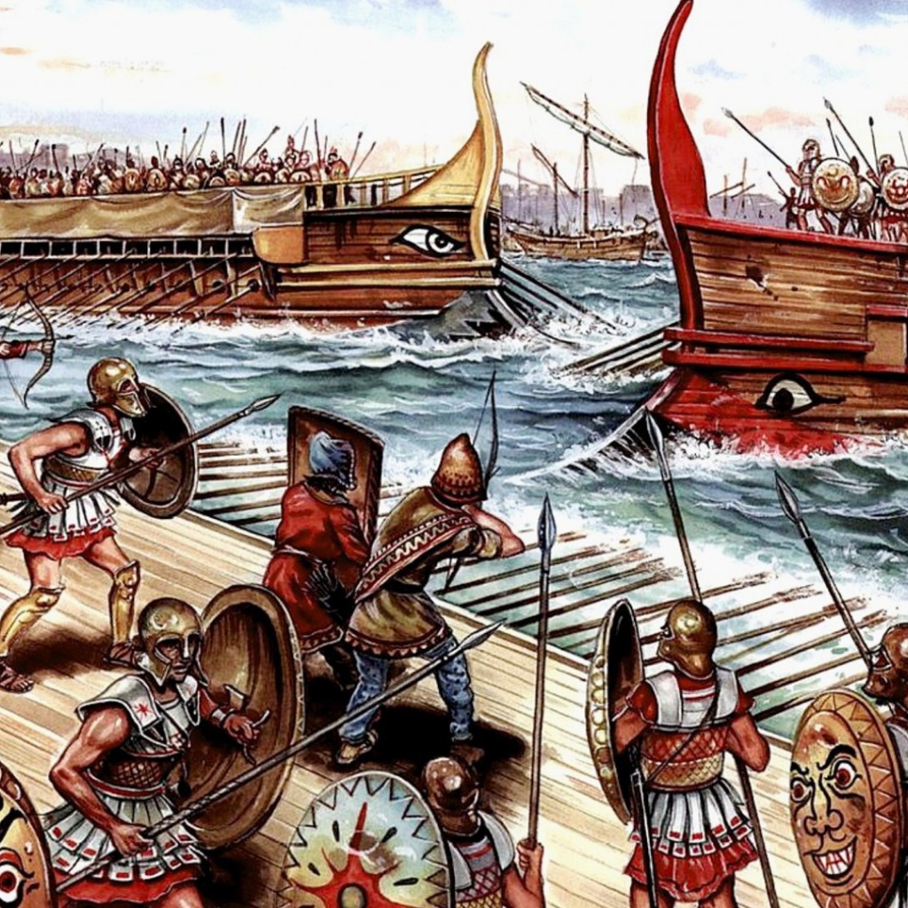 Сражение древних кораблей