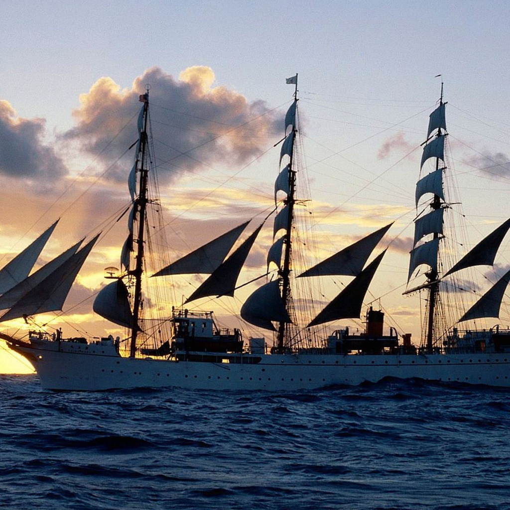 Большой парусный корабль