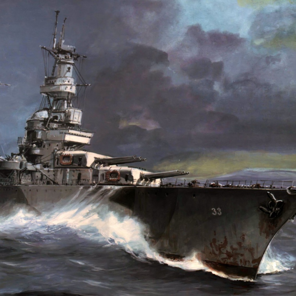 Американский боевой корабль