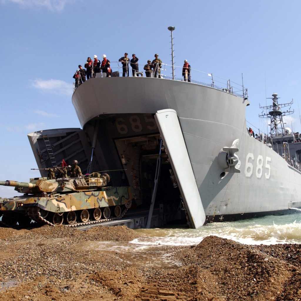 Высадка десанта на берег