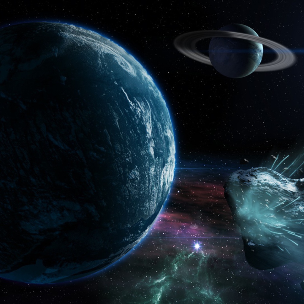 Приближение астероида к планете