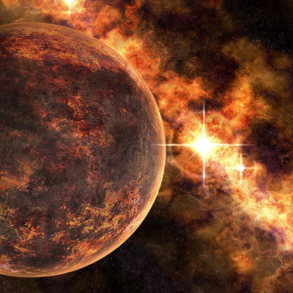 Горящий чужой мир