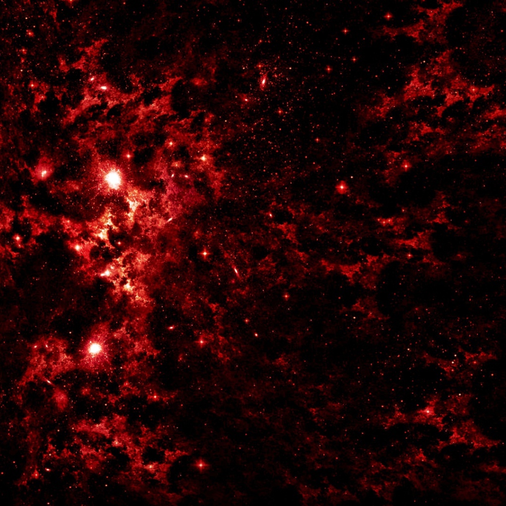 Скопление красных звезд