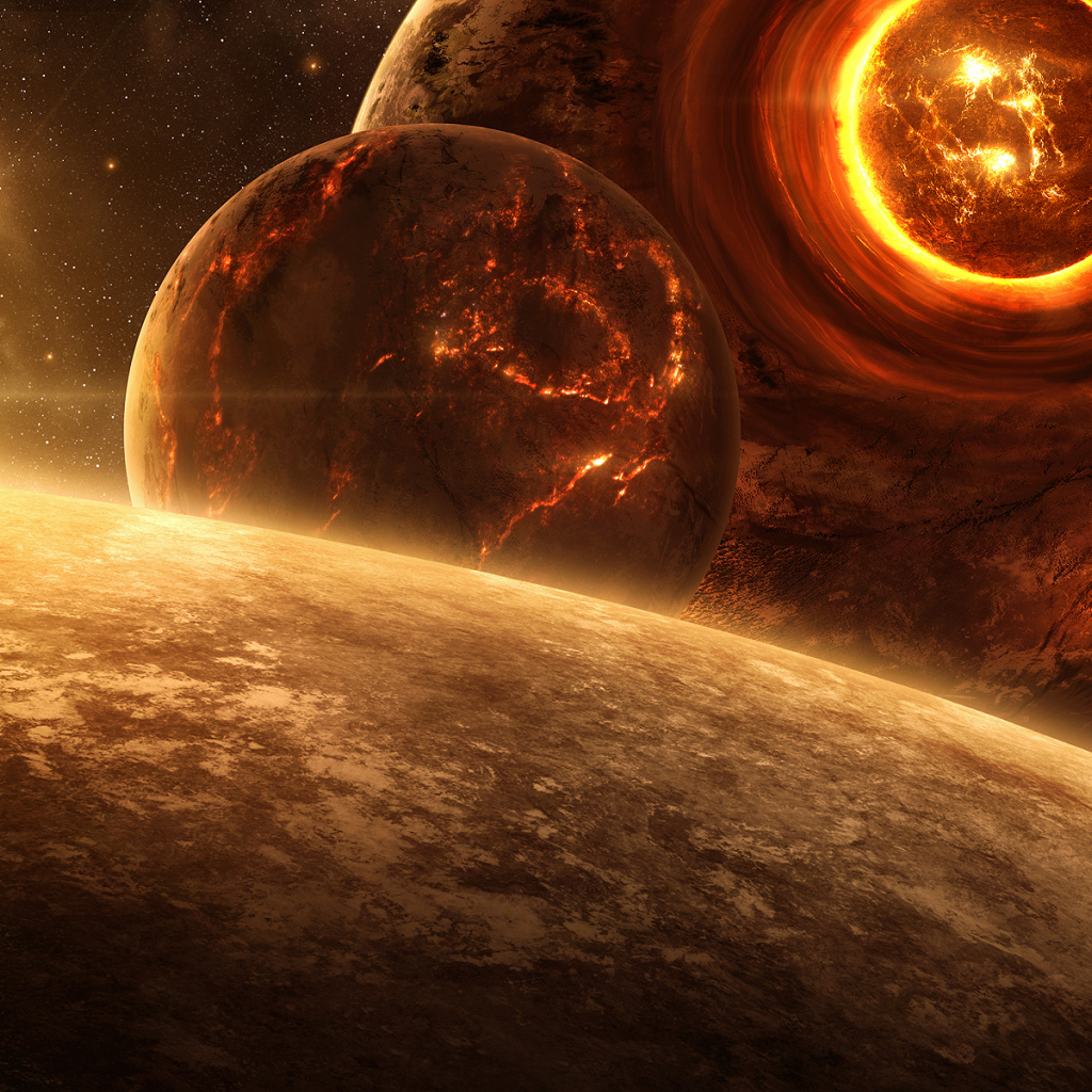 Трещины в планете