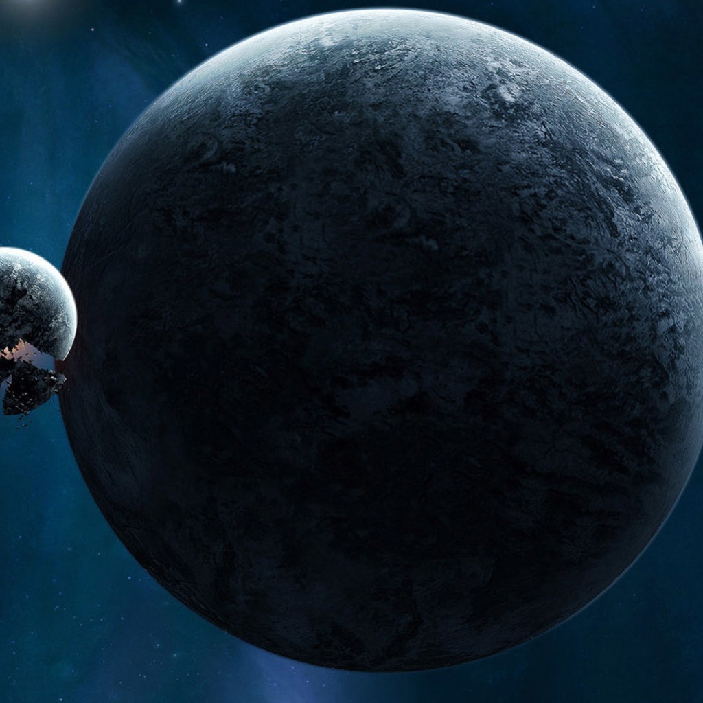 Взрыв спутника планеты