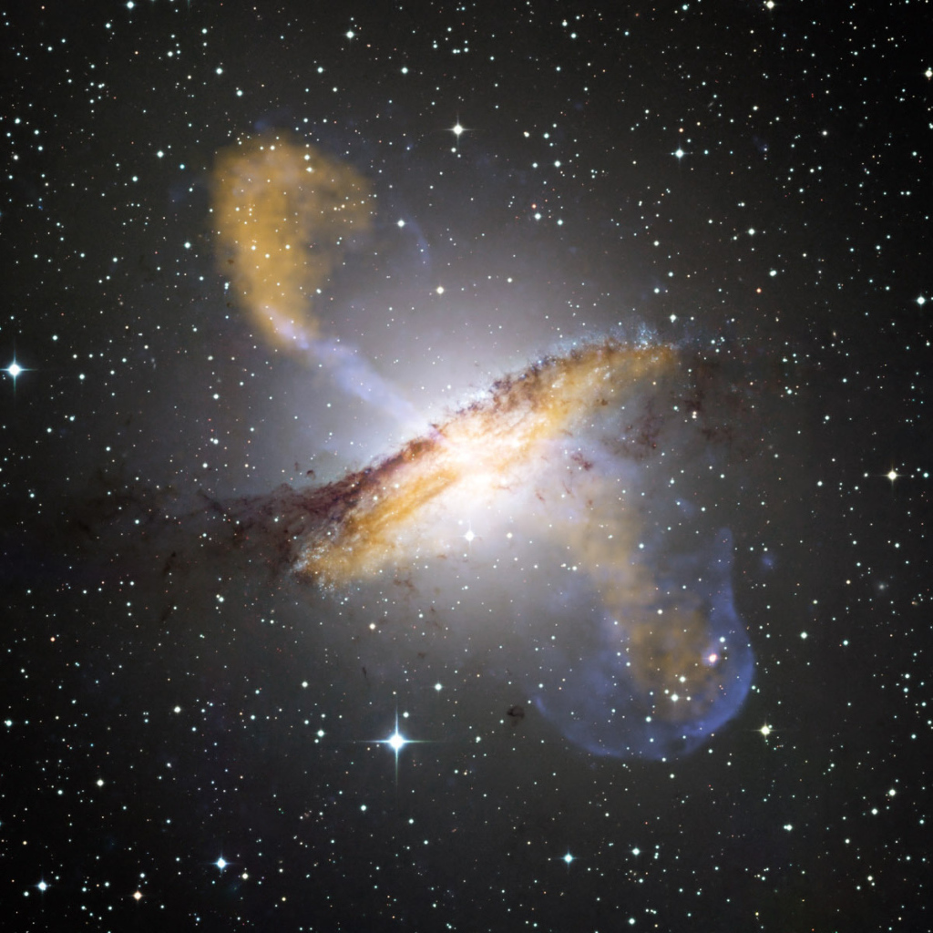 Галактика и свет звезд