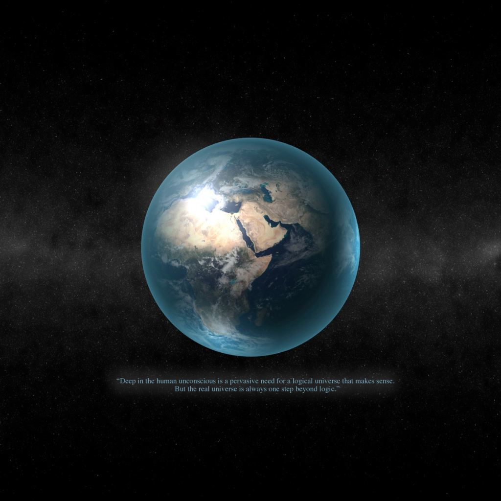 Земной шар в космосе