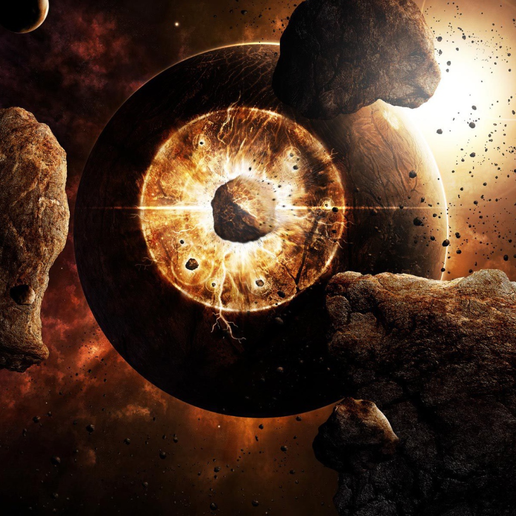 Метеориты падают на планету