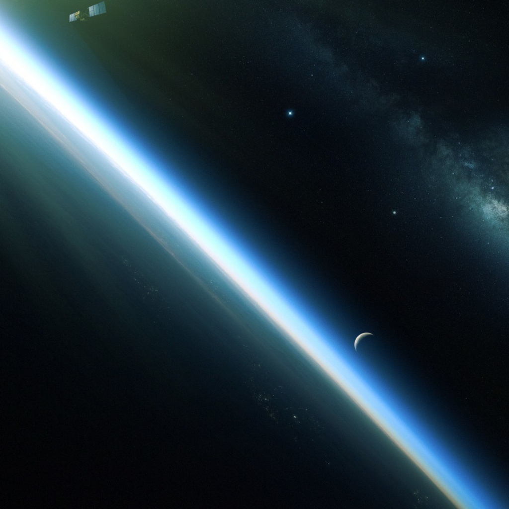 Лучи на чёрном фоне