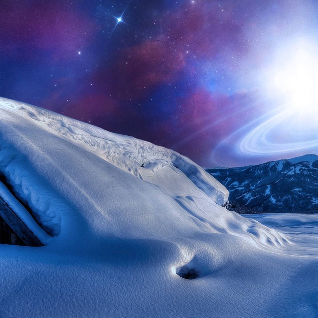 Небо холодной планеты