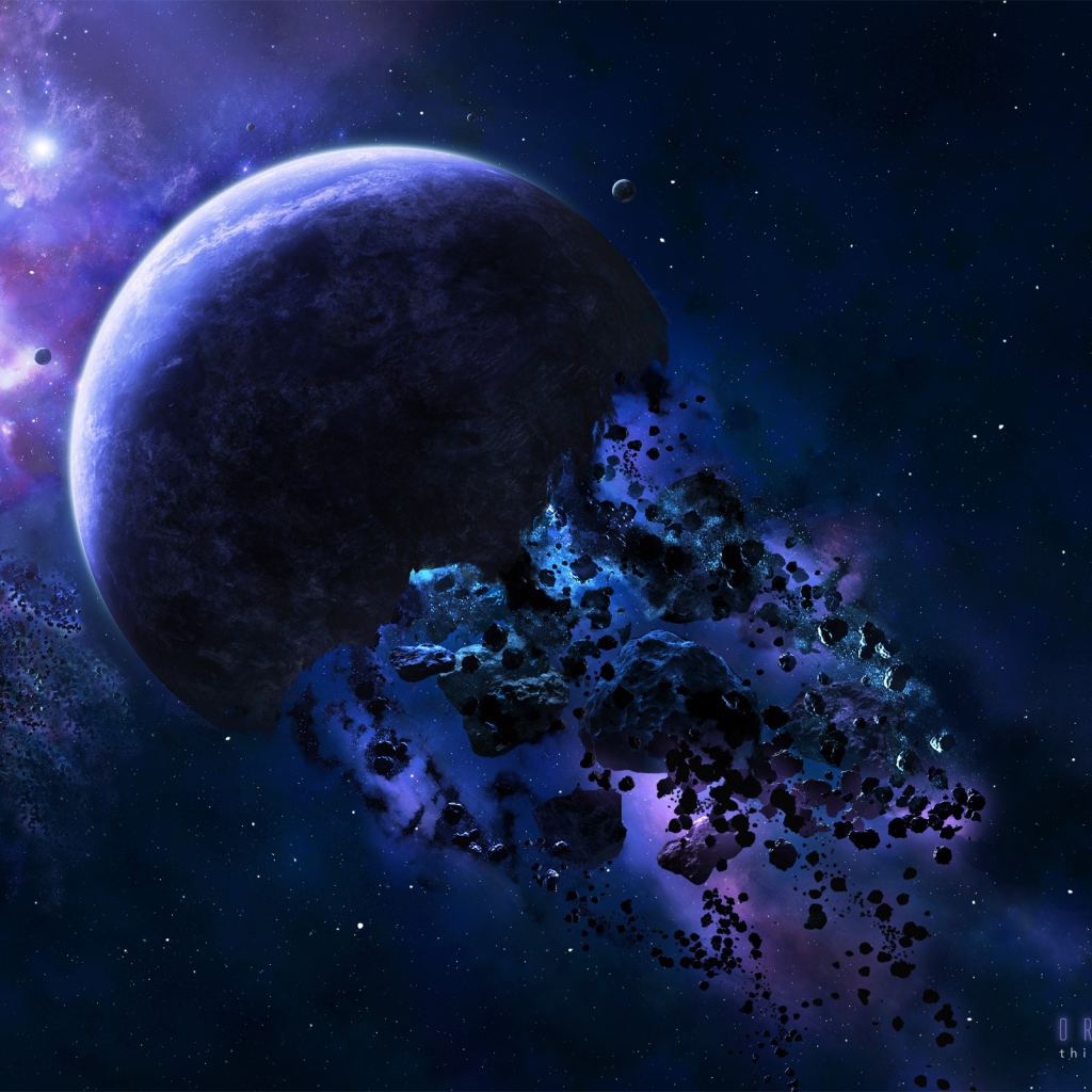 Астероиды в космосе