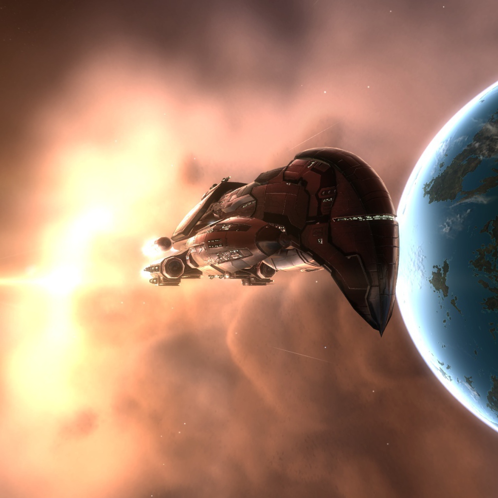 Инопланетный корабль у Земли