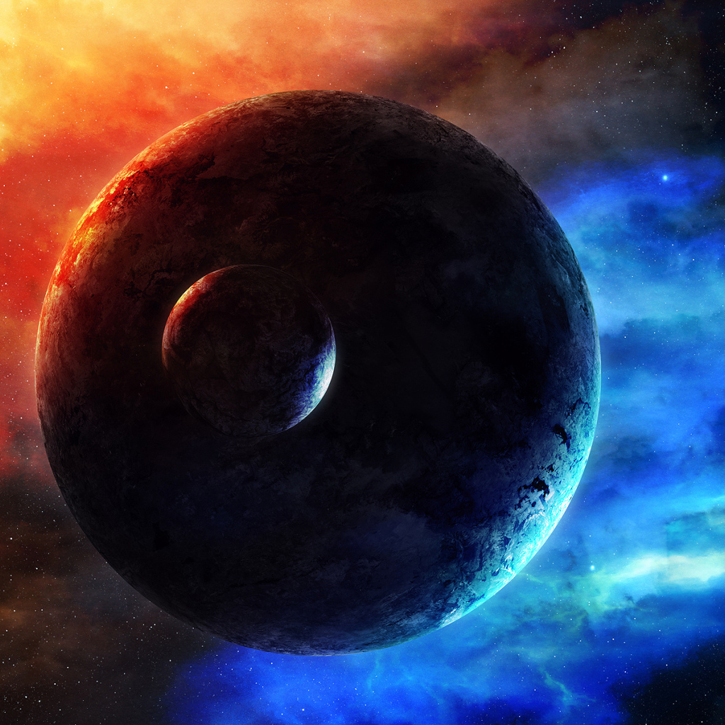 Планета с луной