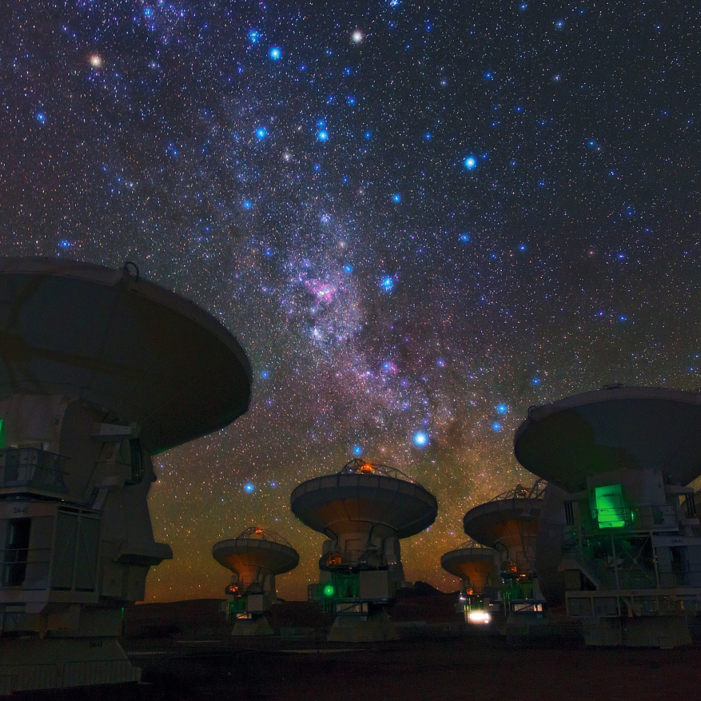 Радиотелескопы ловят звуки космоса