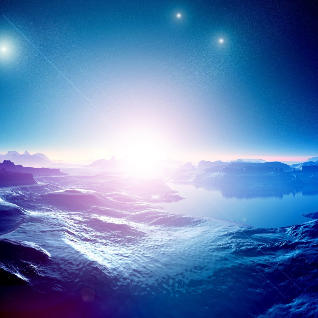 Поверхность одной из планет