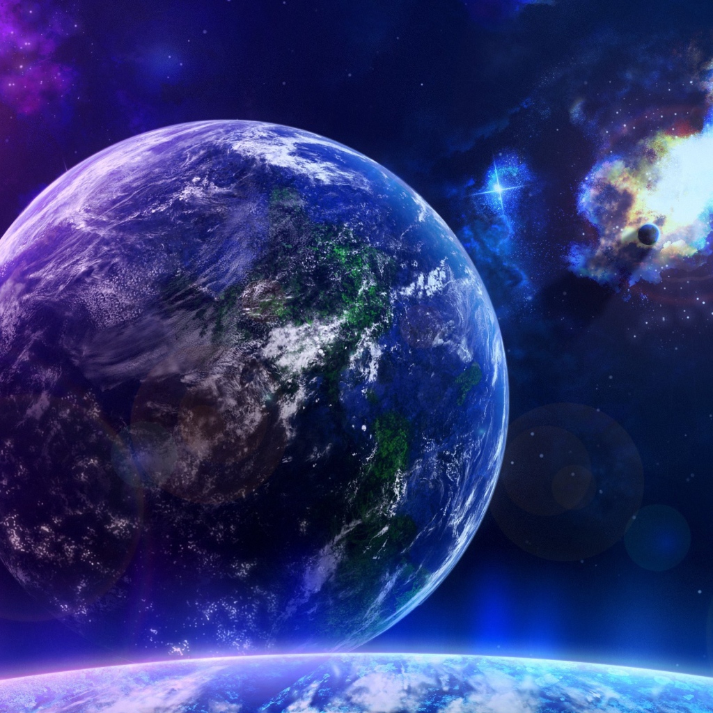 Вид на чужую планету