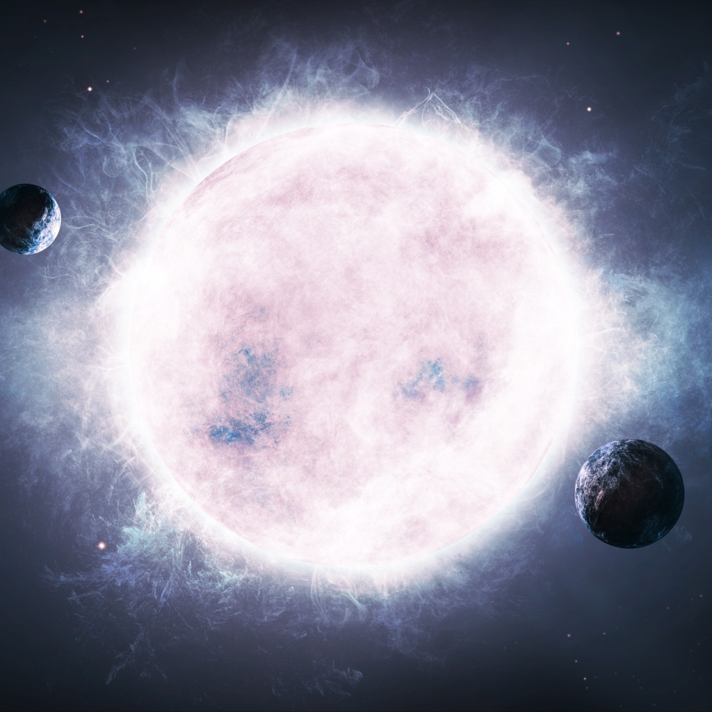 Планеты около большой звезды